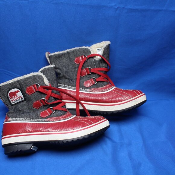 Sorel Tivoli Women's Red Waterproof Boots NL1530-986 US Size 7.5 - Picture 2 of 11